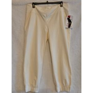 Women with Control Renee Greenstein Blu-Tec Tummy Control Jogger Pants Cream 2X